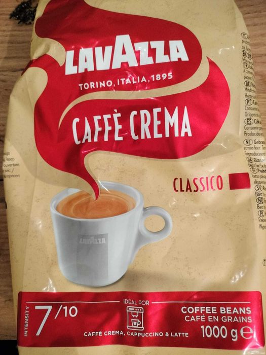 Kawa LAVAZZA CAFFE CREMA CLASSICO 1kg ziarnista Niemcy