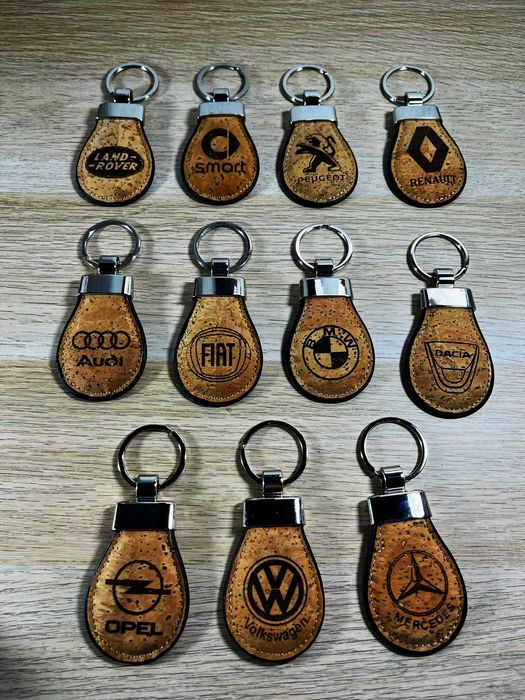 Porta-chaves Mercedes, Land Rover, BMW, Opel, Peugeot, Renault, VW...