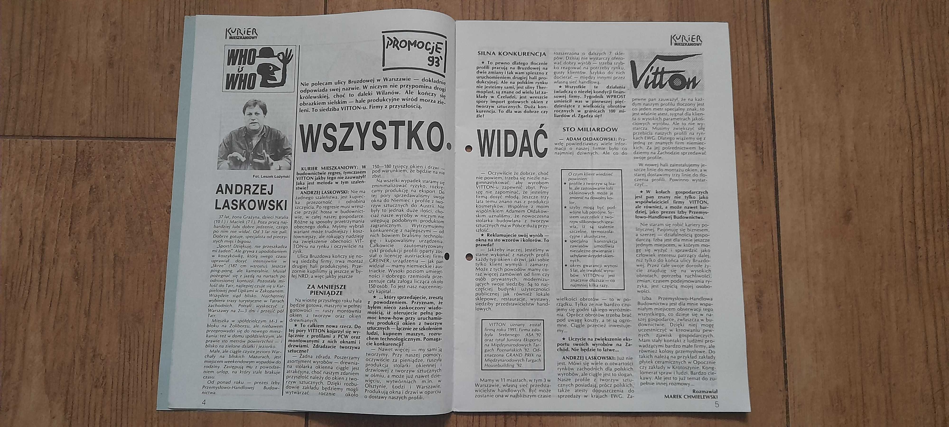 Dwutygodnik "Kurier Mieszkaniowy" - nr 28/93(147) z 16 sierpnia 1993r.