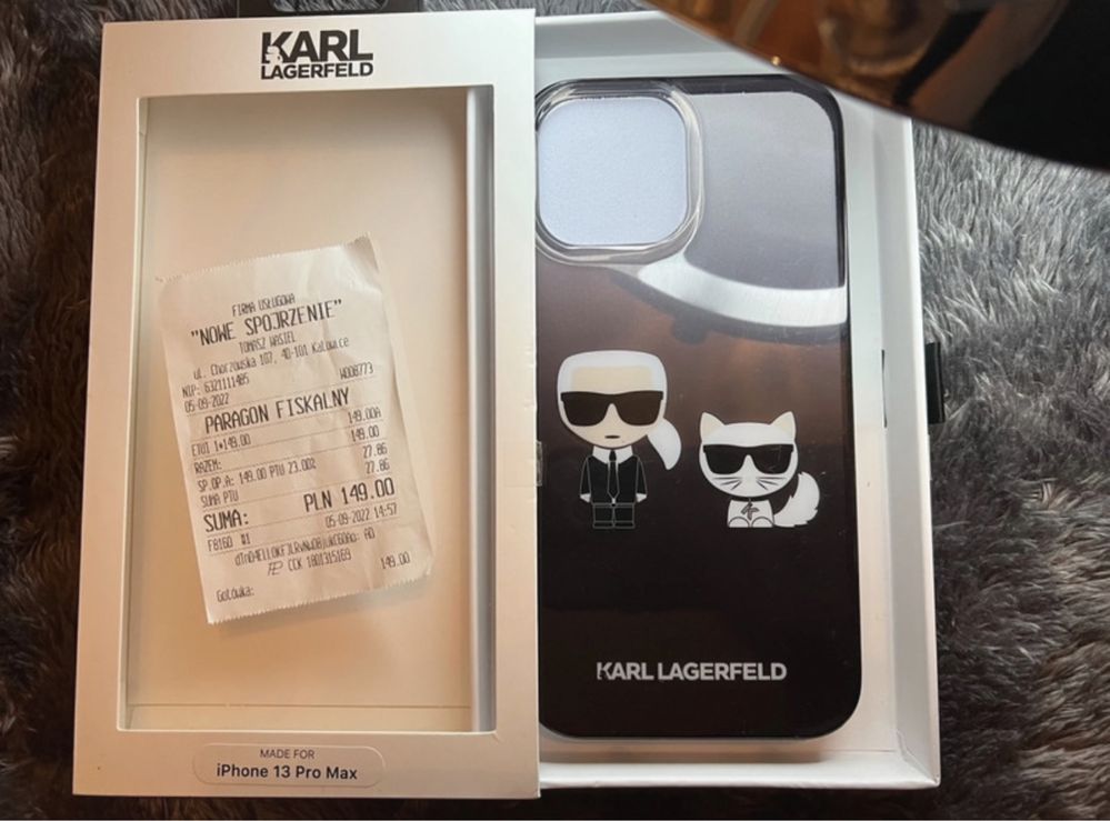 IPhone 13 Pro Max Karl Lagerfeld case etui obudowa pokrowiec