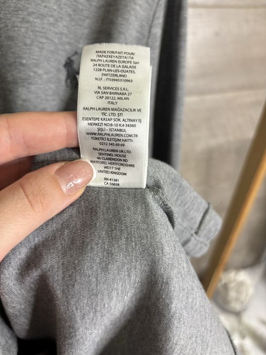 Чоловічий оригінальний лонгслів поло Polo Ralph Lauren slim fit L
