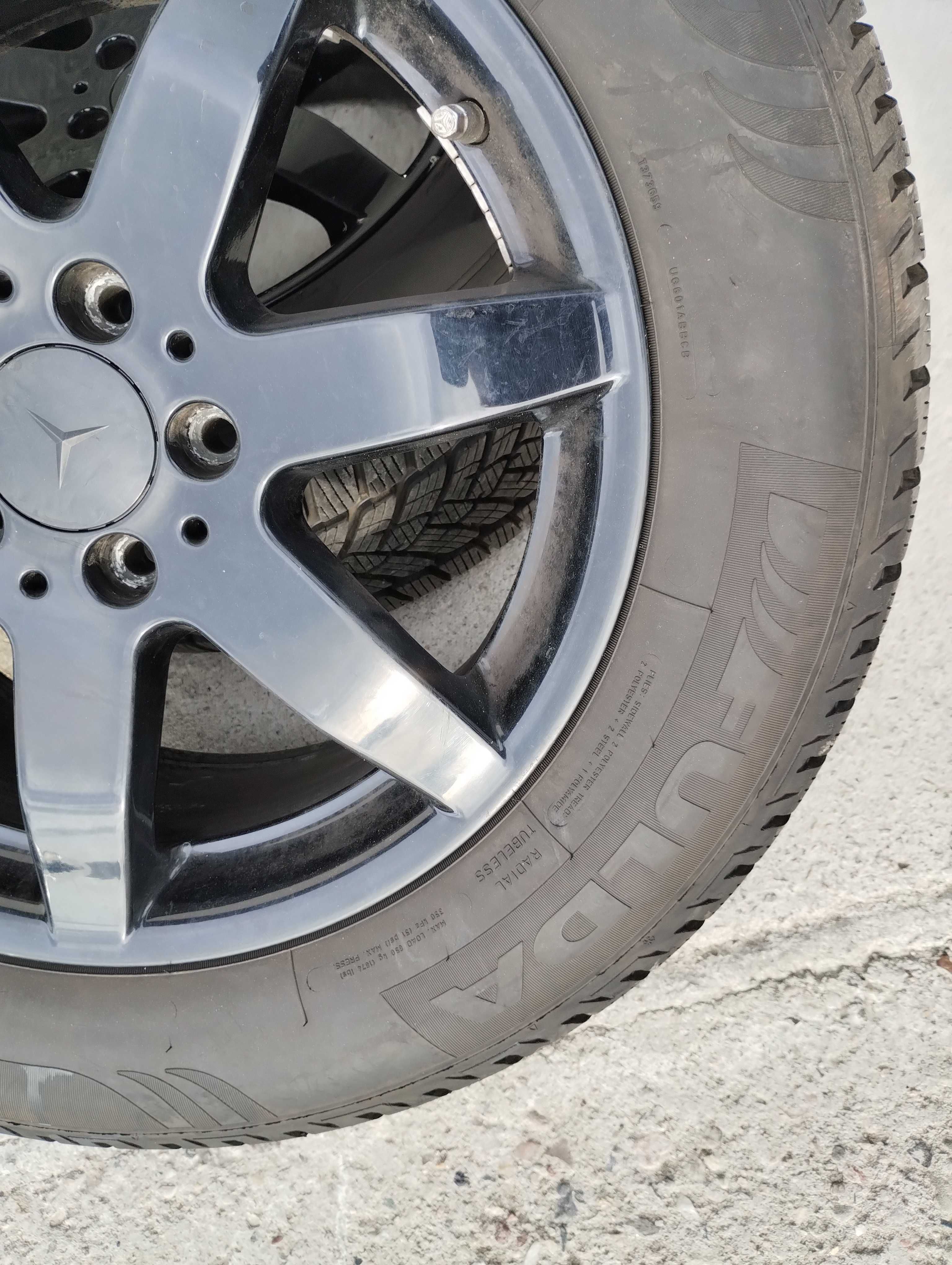 Koła Mercedes GLK X204 ML 235/60/17 Opony Zimowe Fulda 2024r Felgi