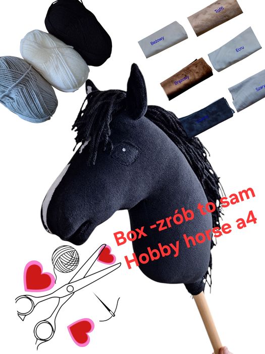Box-zrób to sam -(hobby horse -kantar-wodze)-format a4