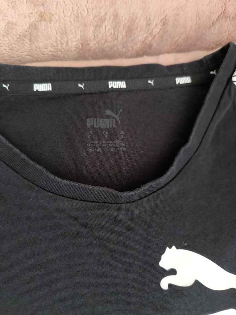 Koszulka Puma czarna z krótkim rękawem roz. 36.36