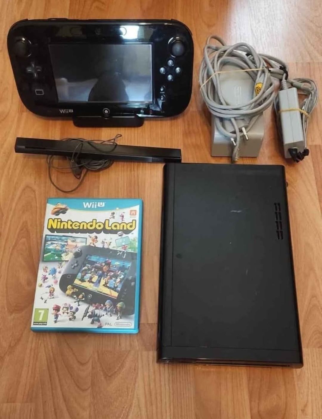 Wii c/jogos e comando e Wii-U