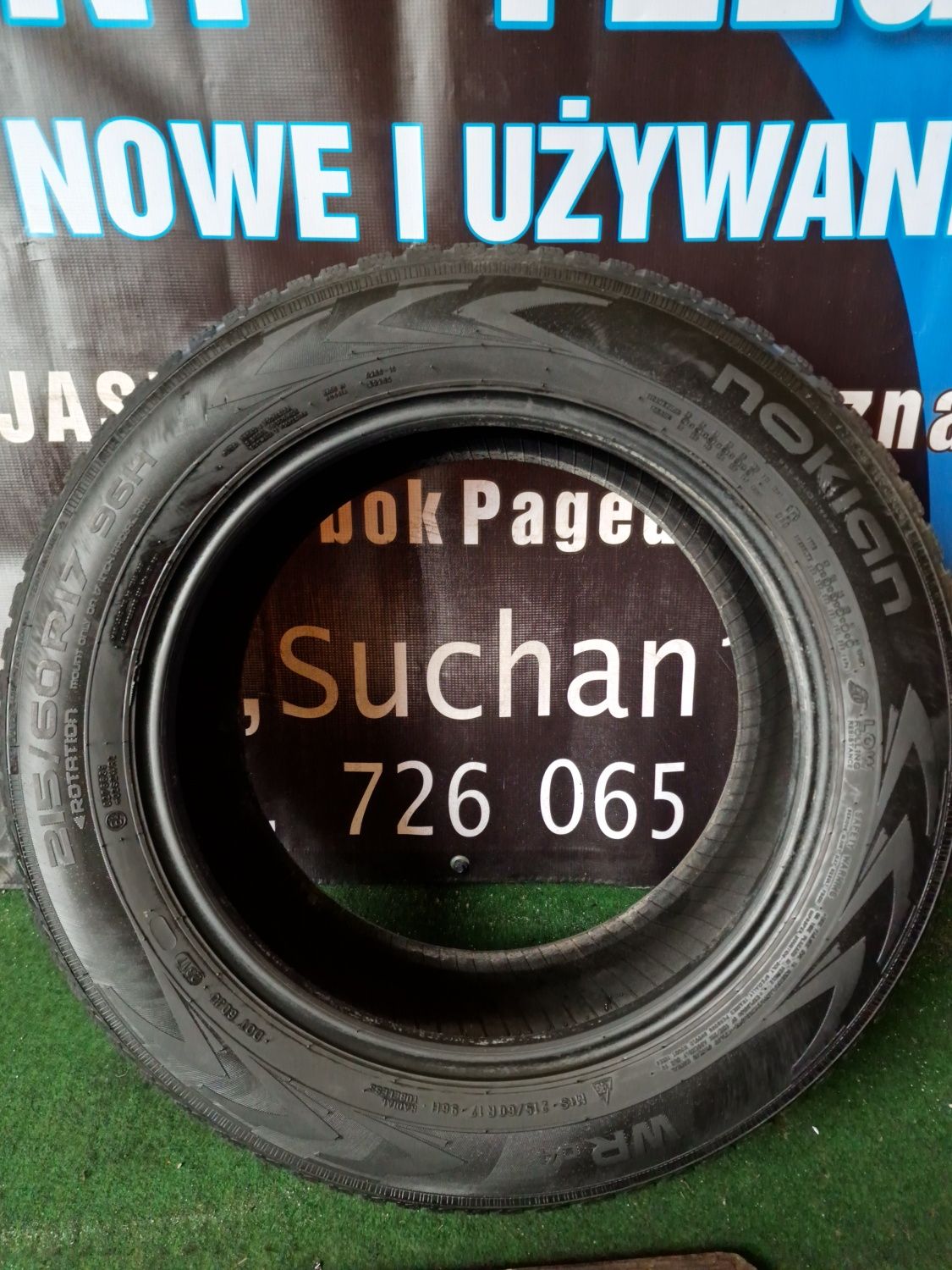 215/60/17 Opony zimowe Nokia Para 6.8mm