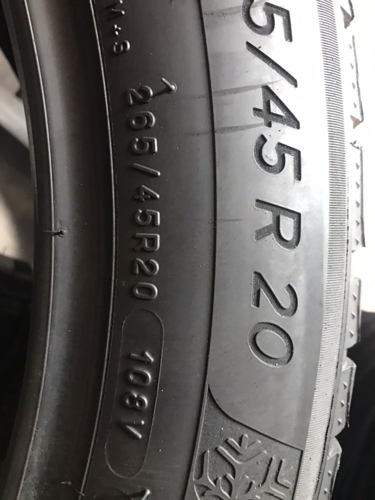 295/40/20+265/45/20 R20 Michelin Pilot Alpin 5 4шт зима