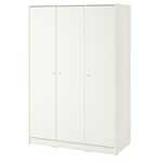 Biała trzydrzwiowa szafa IKEA