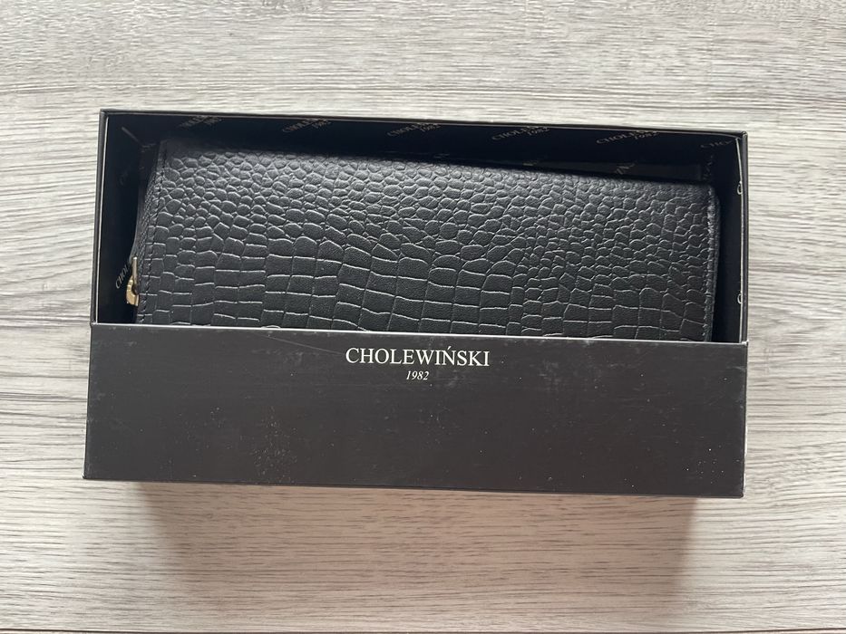 Cholewiński nowy portfel skórzany.