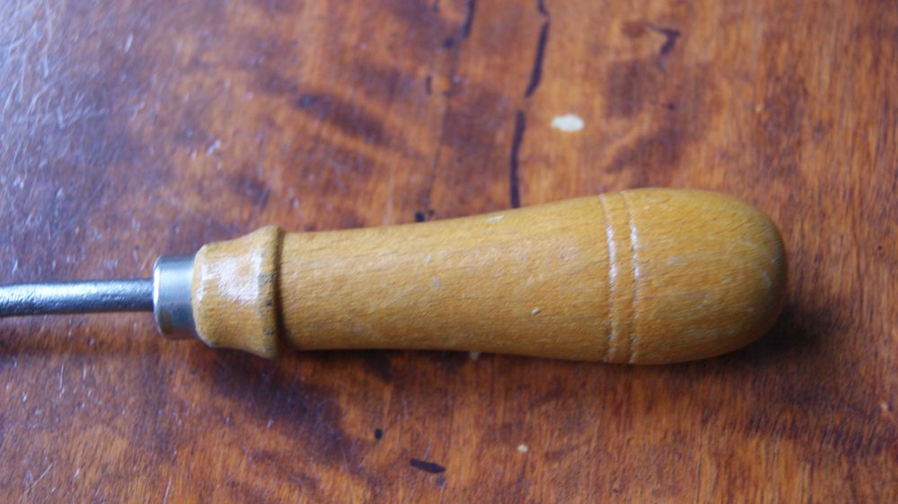 Radełko szewskie,kaletnicze miedziane