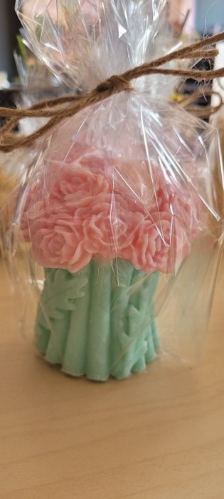 Świece z wosku sojowego