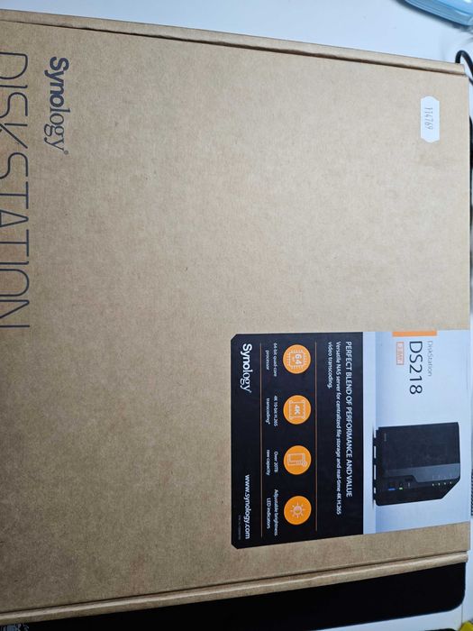 Synology DS218 - Serwer NAS Nowy