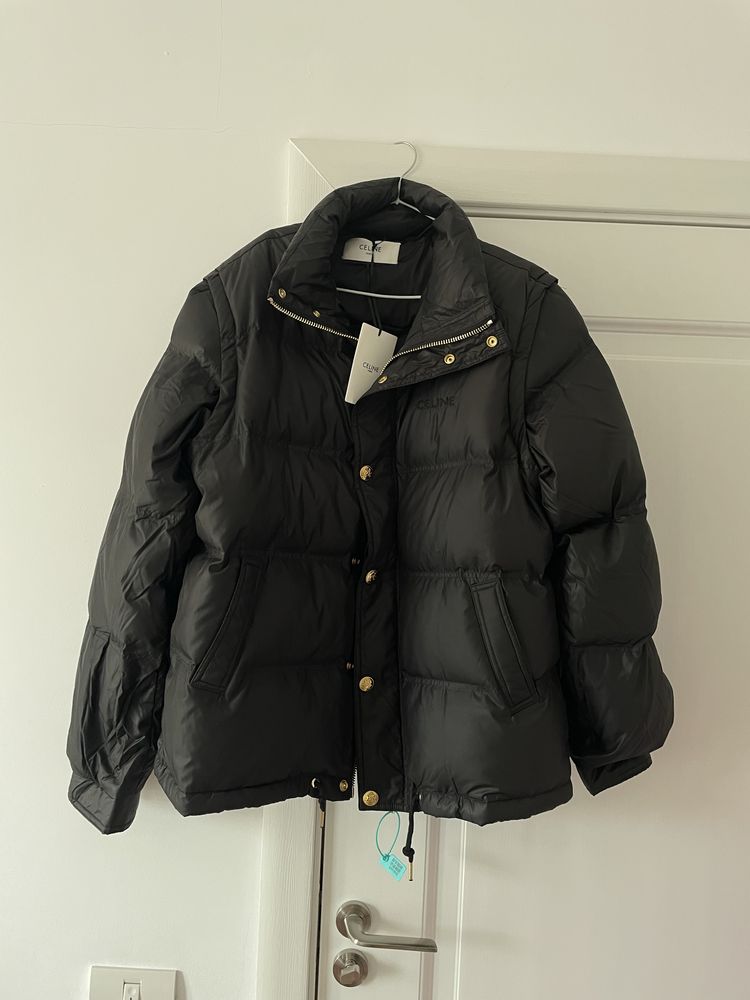 Пуховик жилетка 2в1 celine L oversize
