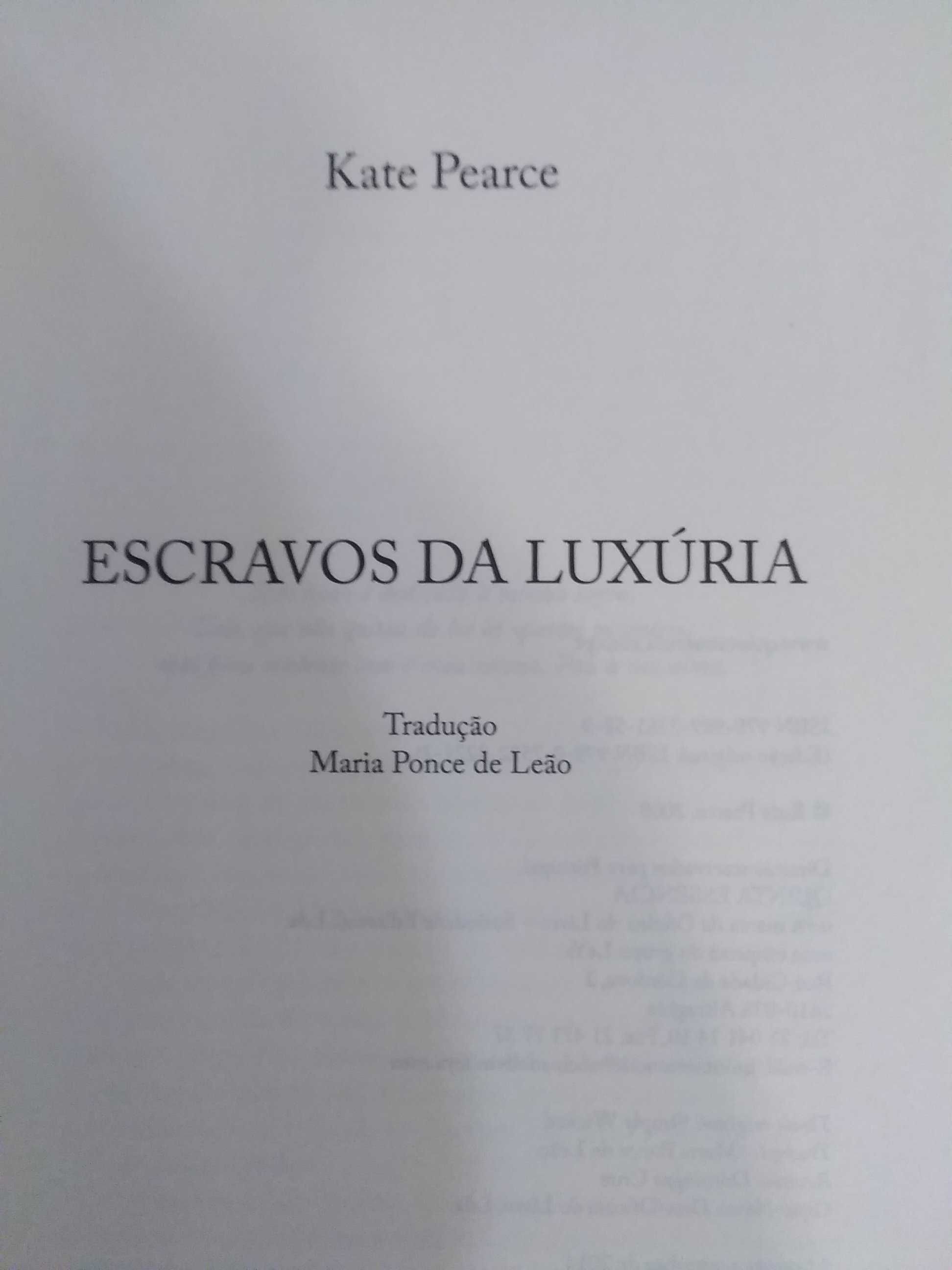 Escravos da Luxúria de Kate Pearce