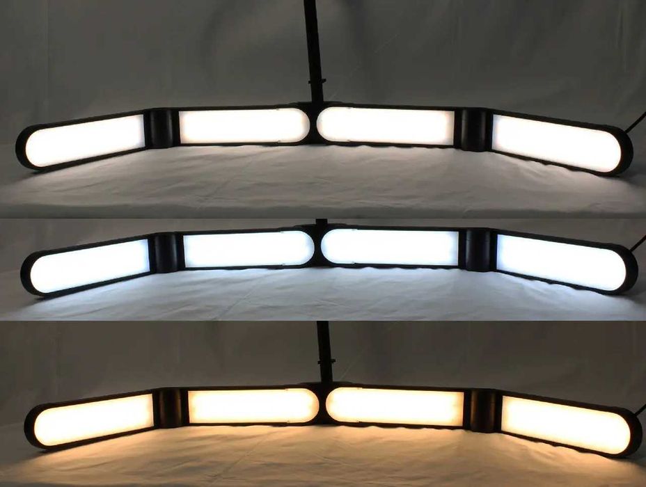 Безтіньова лампа на штативі з коліщатками F-800F, 36 Вт, Чорна