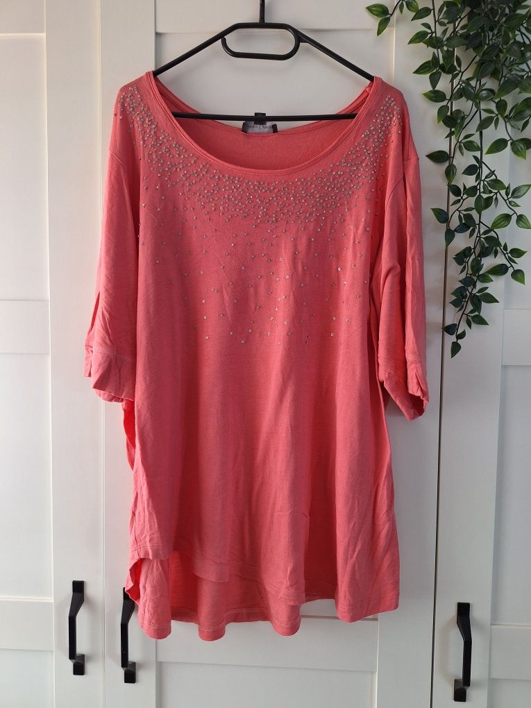 Bluzka rękaw 3/4 cekiny 3/4XL