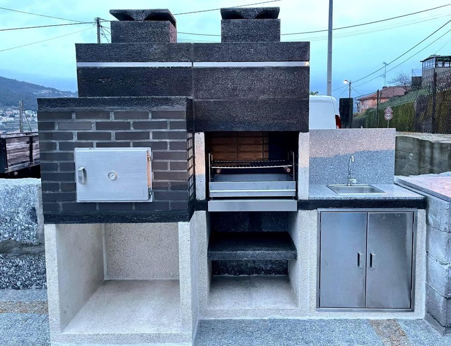 Churrasqueira/forno/lavatorio/Moderno/tradicional