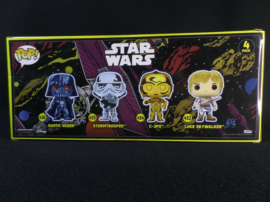 4 фігурки в стилі ретро-коміксу "Зоряні війни", "Star Wars" Funko Pop!