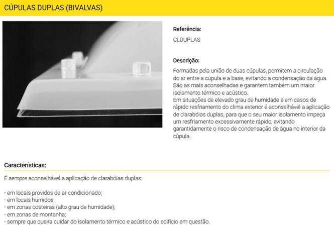 5 Claraboias Luzacril duplas elétricas nunca usadas
