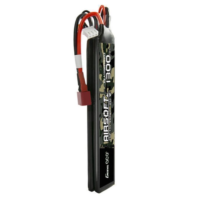 Gens Lipo 25C Saddle 2S1P 7.4V Airsoft Akumulator 1300Mah Konektorem