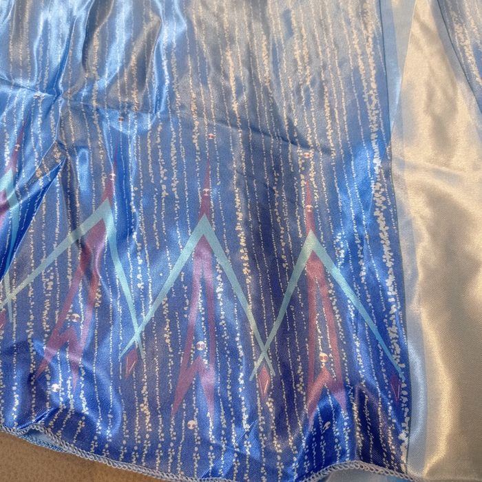 Sukienka strój karnawałowy przebranie Elsa Kraina Lodu r.116-122