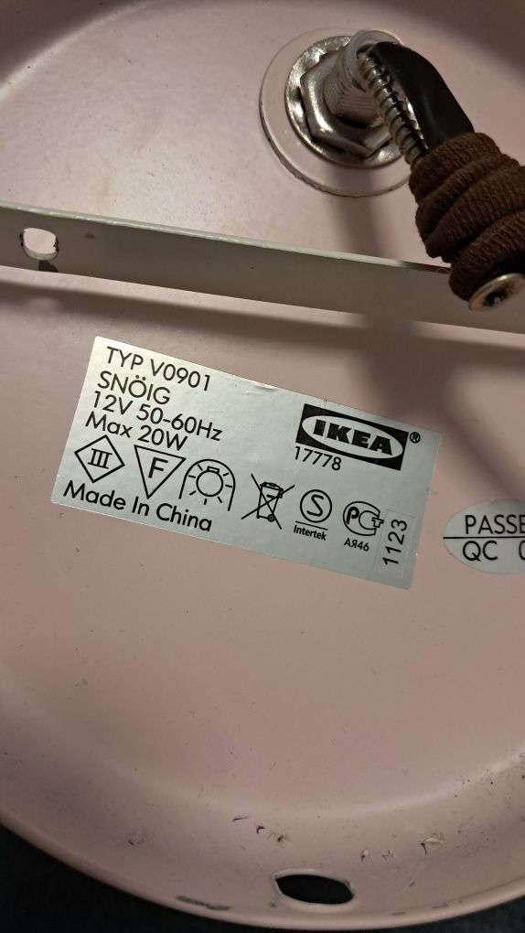 Lampka na biurko Ikea Snoig