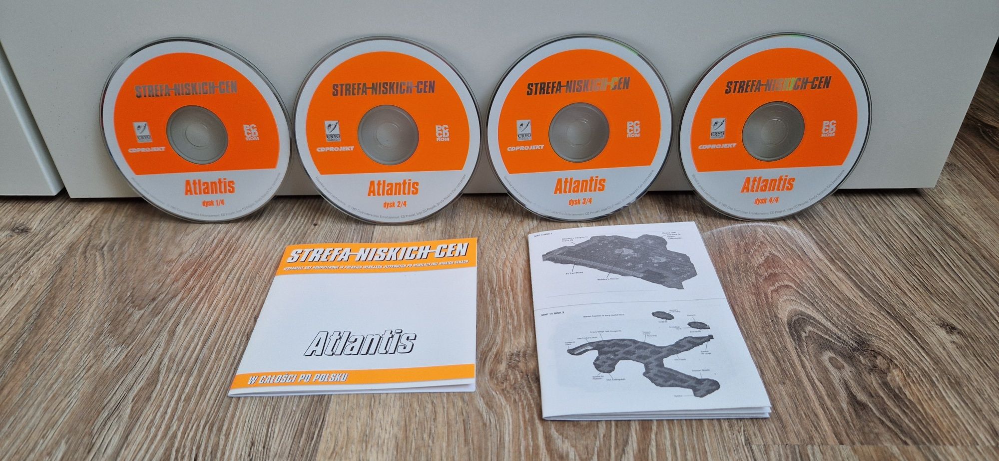 PC, Gra Atlantis wydawnictwa CD Projekt, stan idealny