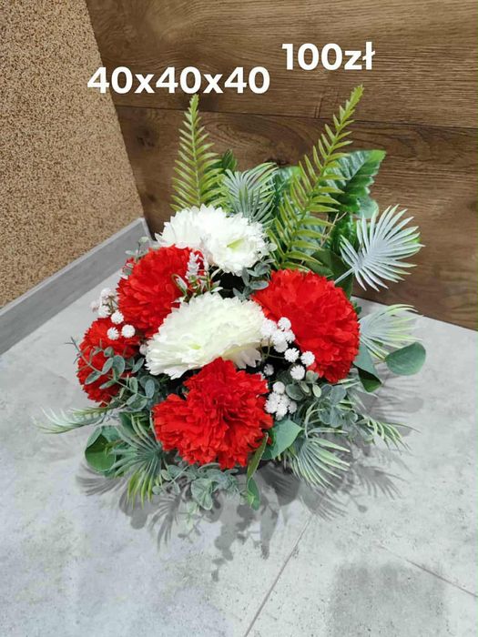 Kompozycje nagrobne PREMIUM   i żyrandole rustykalne dowóz