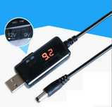 ЯКІСНИЙ Кабель для роутера з перетворювачем на 9v і 12v від powerbank