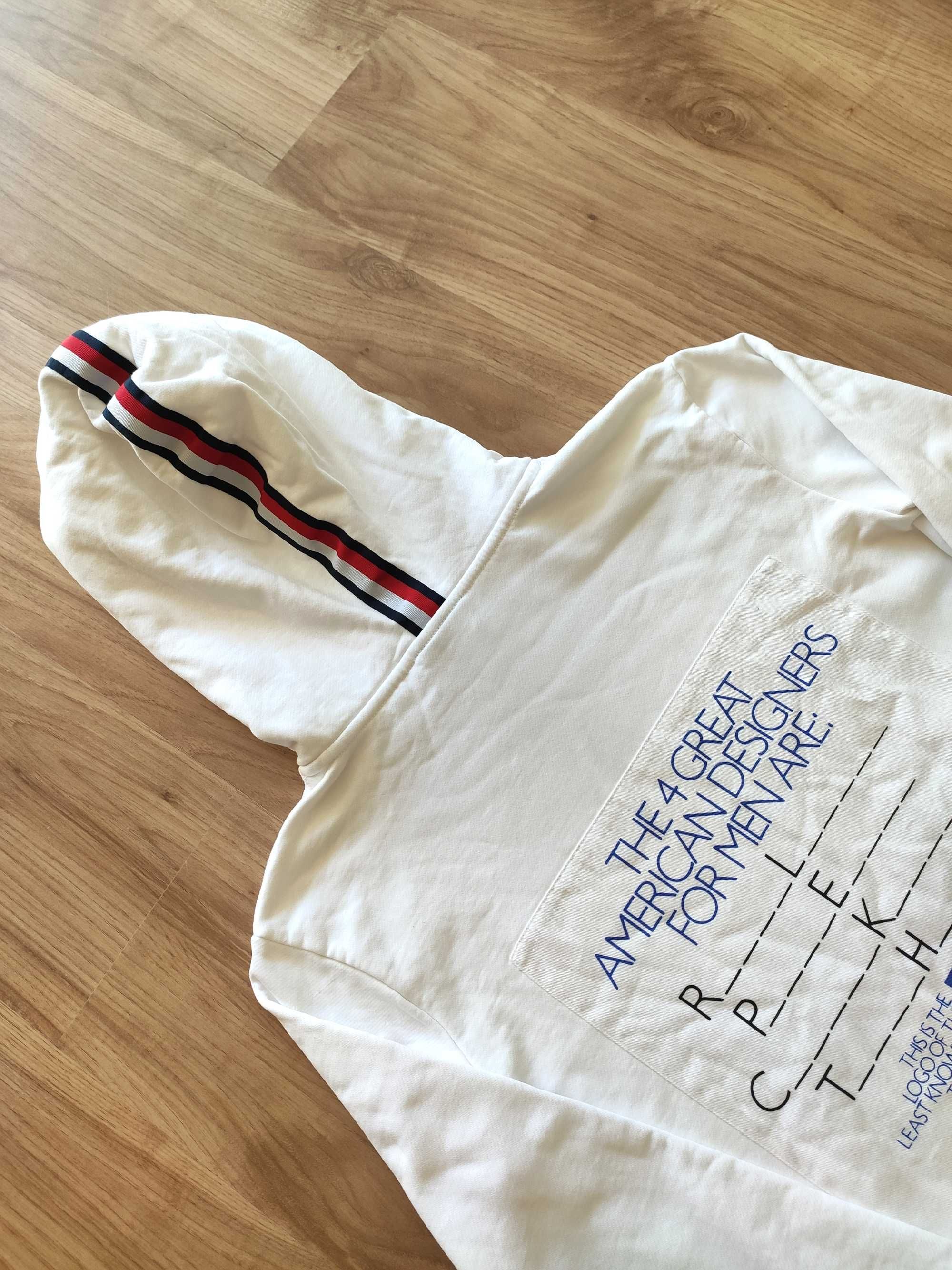 Bluza Tommy Hilfiger biała specjalna edycja hoodie r. M
