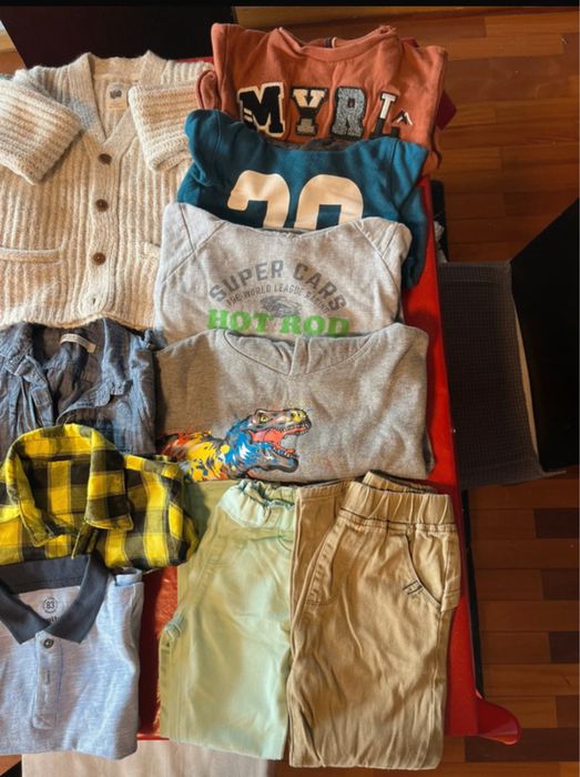 Lote Conjunto 25 peças Roupa Criança 3-4 anos casaco quente inverno