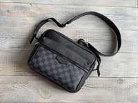 Мужская стильная сумка барсетка Louis Vuitton Луі Вітон