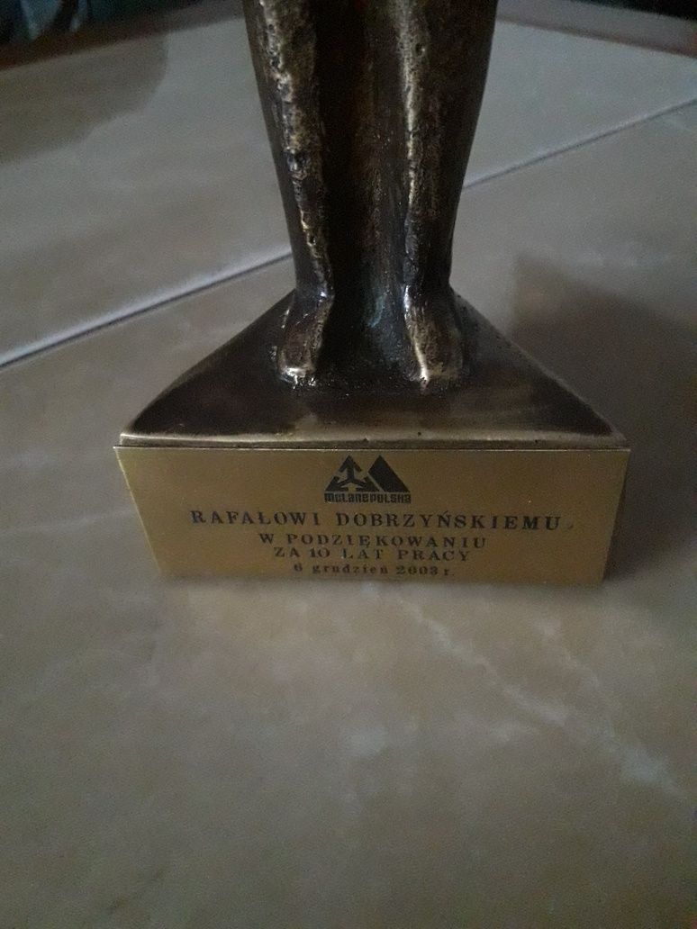 Statuetka z brązu/ mosiądzu Mclane Polska