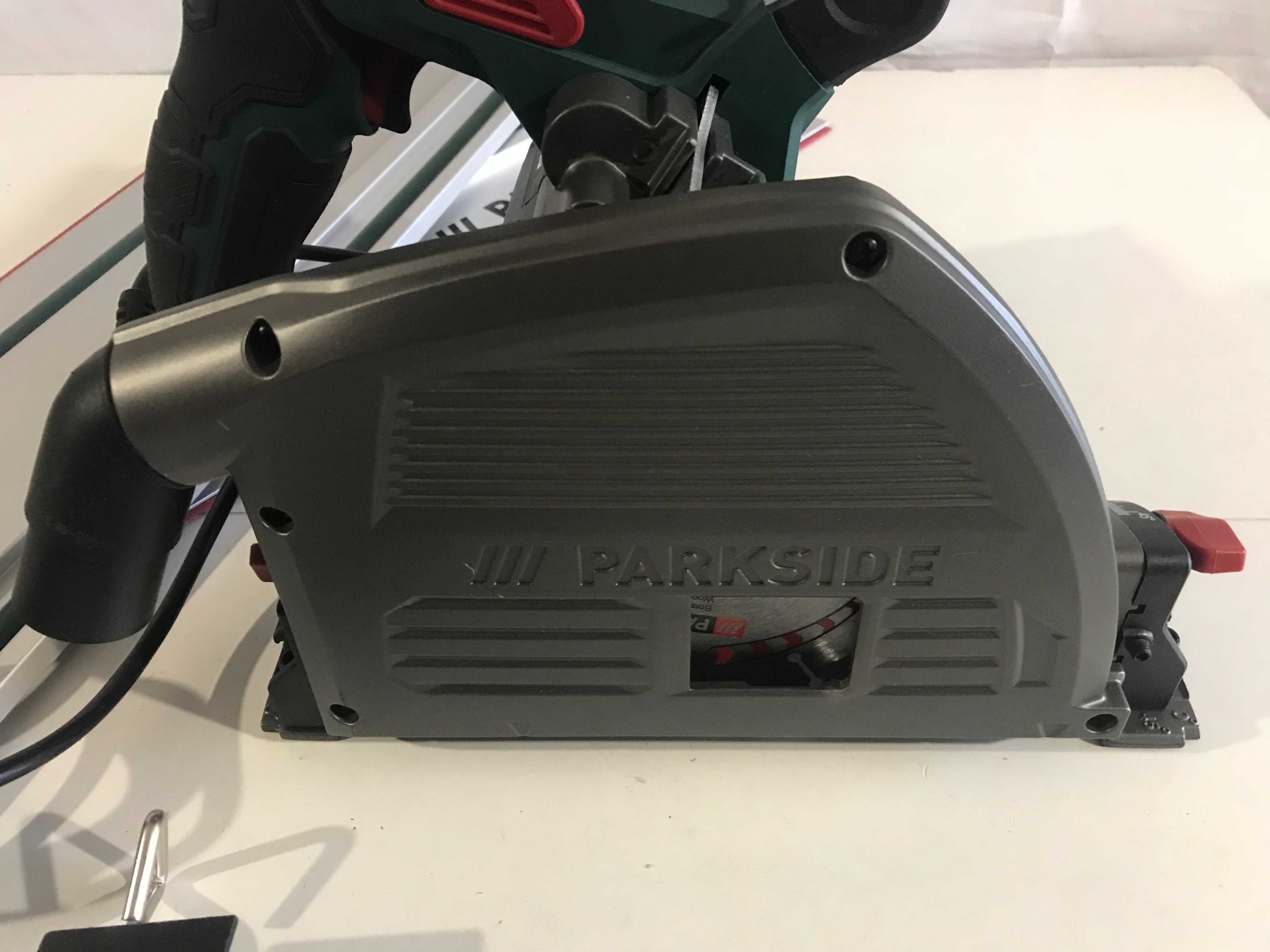 Заглибна,циркулярна пила Parkside PTSS 1200 E2,з направляючими шинами