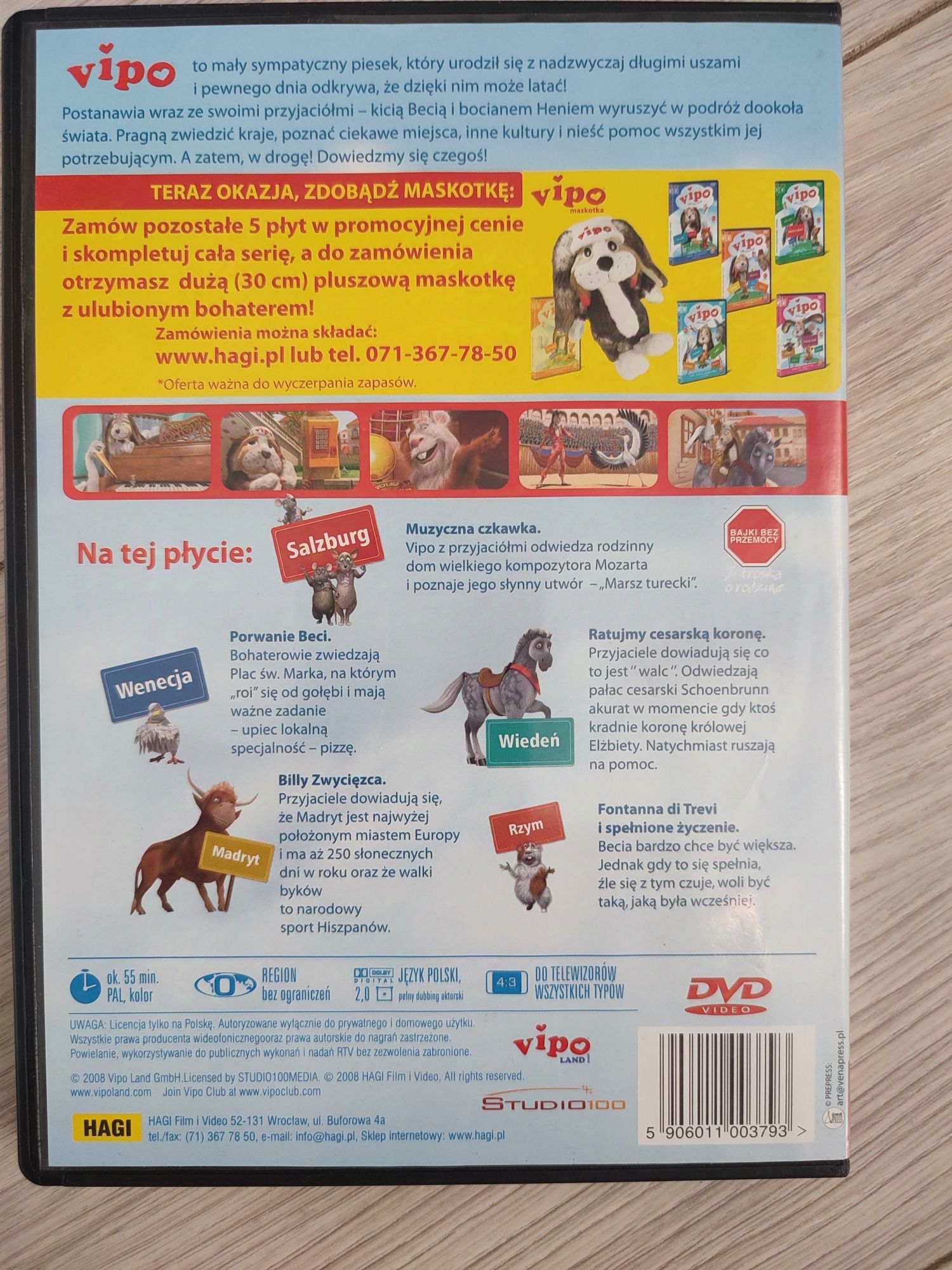 Vipo odkrywa świat DVD bajki dla dzieci