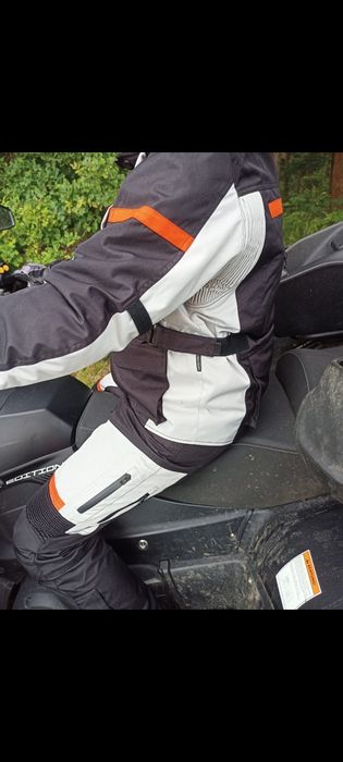 Spodnie Motocyklowe z szelkami Quad Cross Turystyk Sport