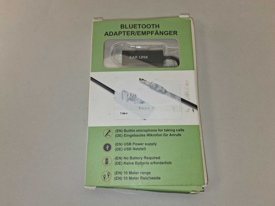 N008 Adapter Bluetooth Do Samochodu Odbiornik Audio AUX USB U2