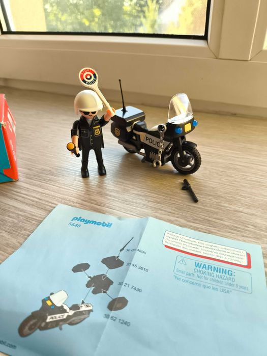 Playmobil City Action Policjant na motorze 5648