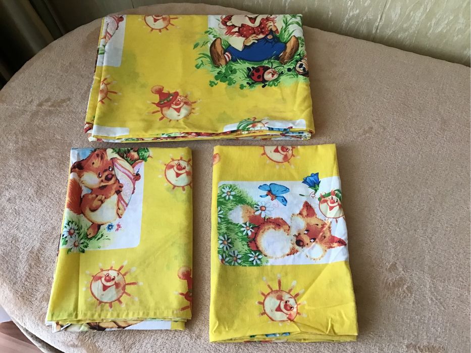 Постільна білизна для немовлят у ліжечко / Постельное белье в кроватку