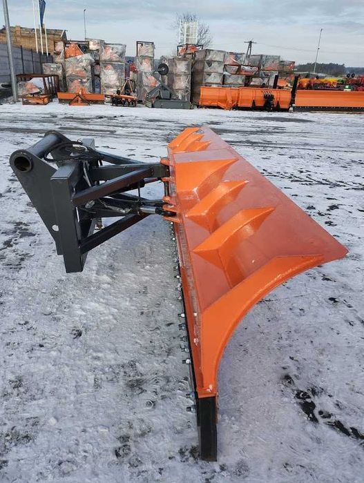 Pług prosty ciężki do śniegu Metal-Technik spych śnieżny
