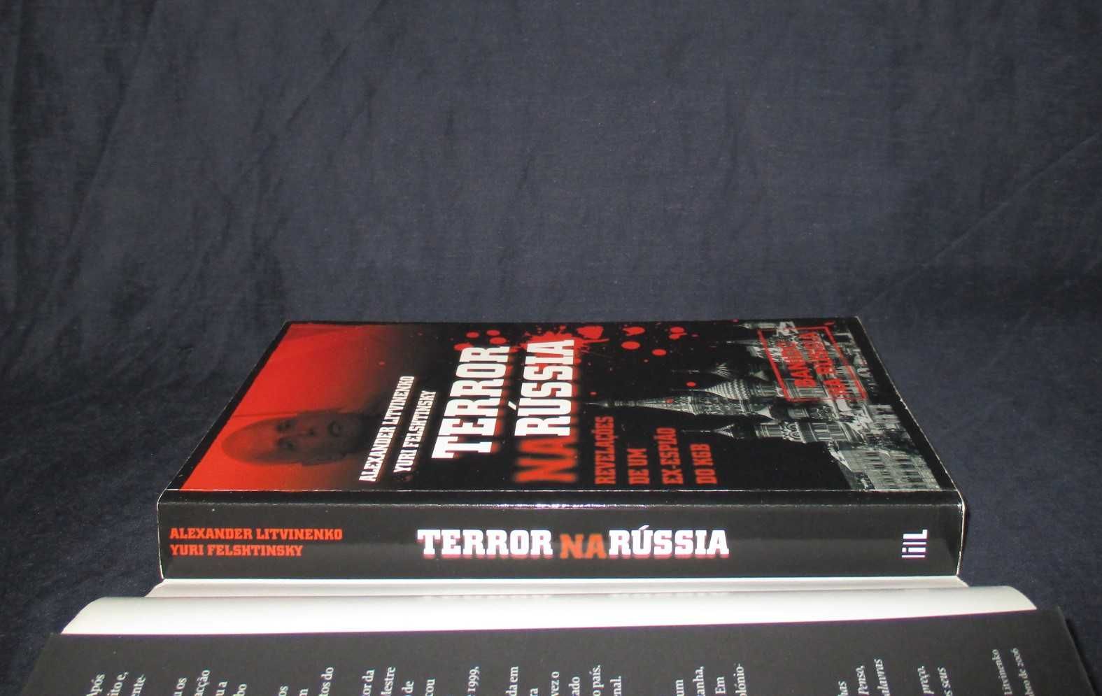 Livro Terror na Rússia Revelações de ex-espião do KGB Litvinenko