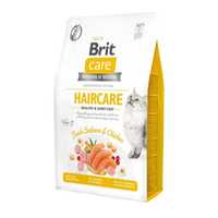 Корм для котов Brit Care Cat Haircare Healthy,Shiny Coat 7кг Срок11,24