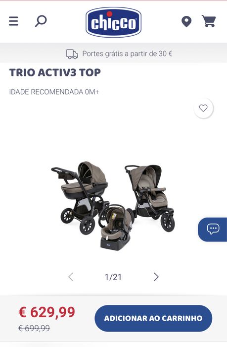Trio da chicco todo terreno