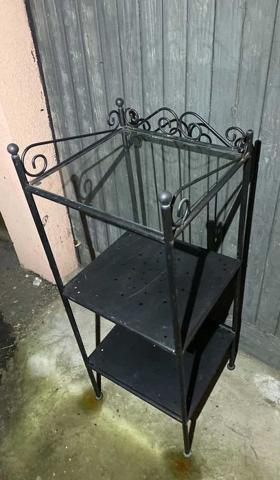 metalowa etażerka, stojak, kwietnik , stolik ikea rönnskär