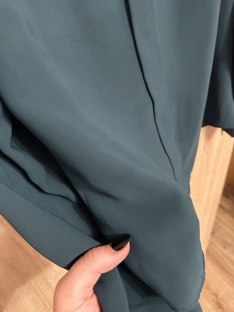 Блуза темно-зеленого кольору