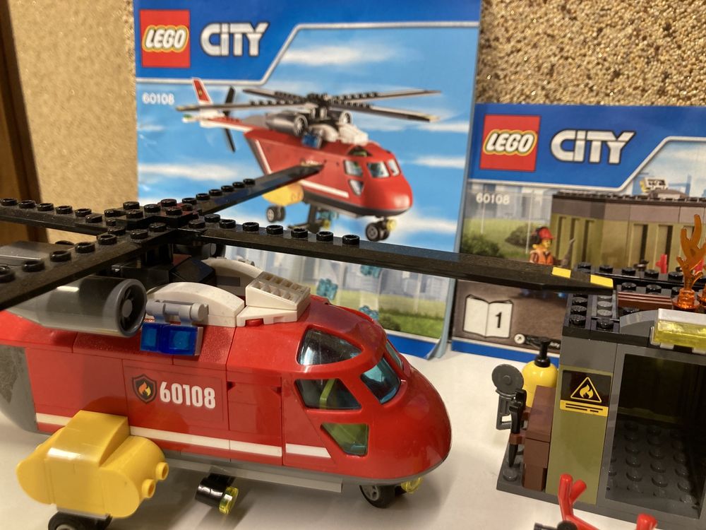 Lego 60108 caly zestaw, stan bdb+bonus