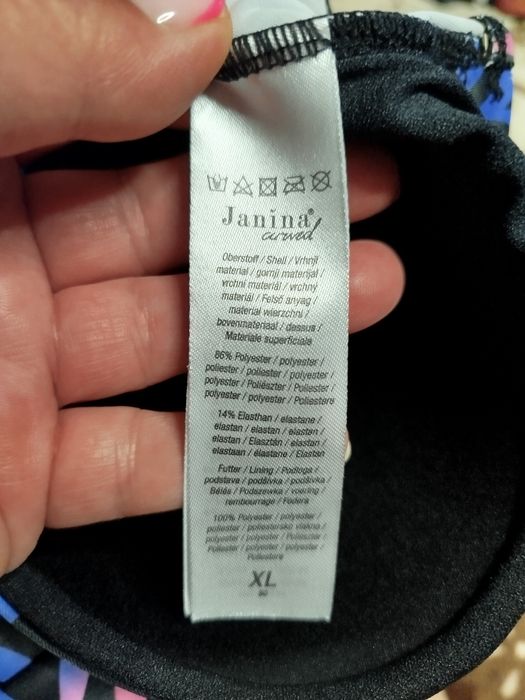 Strój kąpielowy jednoczęściowy z sukienką Janina rozmiar XL stan ideal