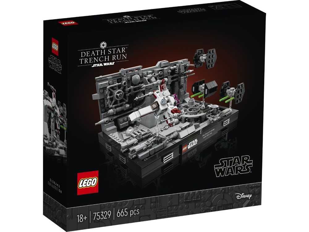Новий Lego Star Wars 75329 Діорама Death Star™ Trench Run Diorama