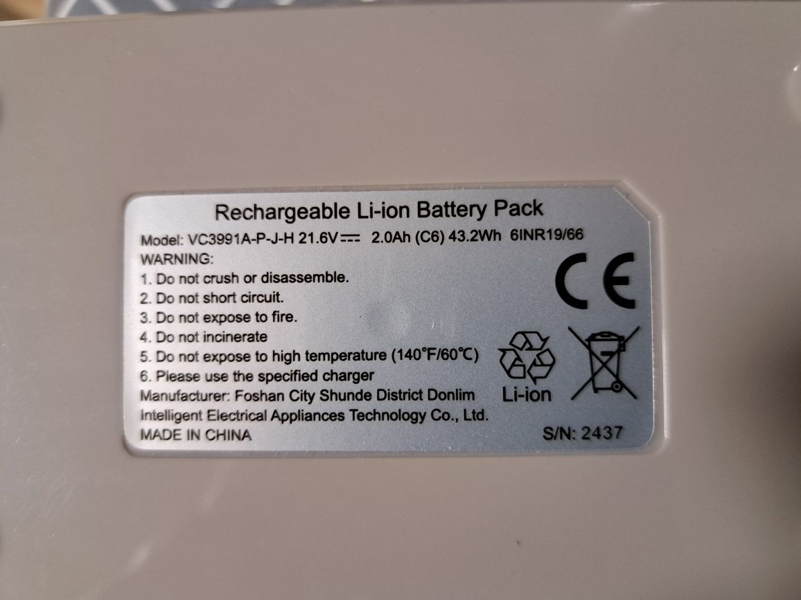 Bateria do odkurzacza bezprzewodowego PHILIPS XC2011/01