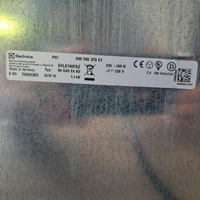 Electrolux EHL6740FAZ – płyta indukcyjna 4 pola, sprawna